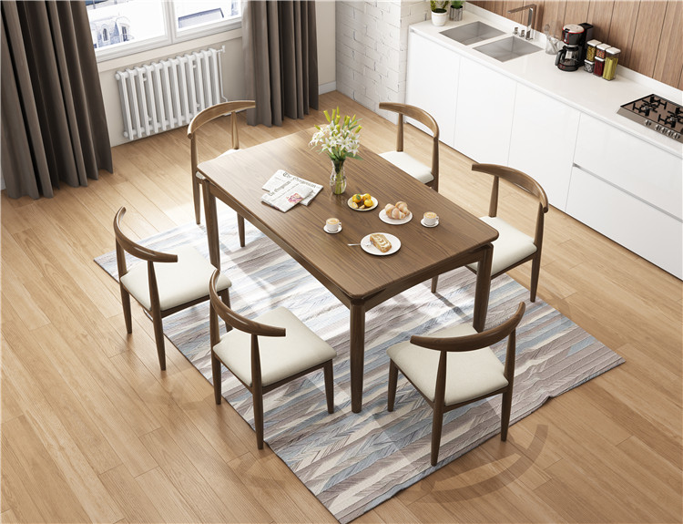 白蜡木北欧风格长/圆/椭圆餐桌椅系列